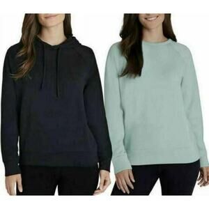 Eddie Bauer NWT Women's Comfort Combo 2-Pack Hoodie + Crewneck Size XL